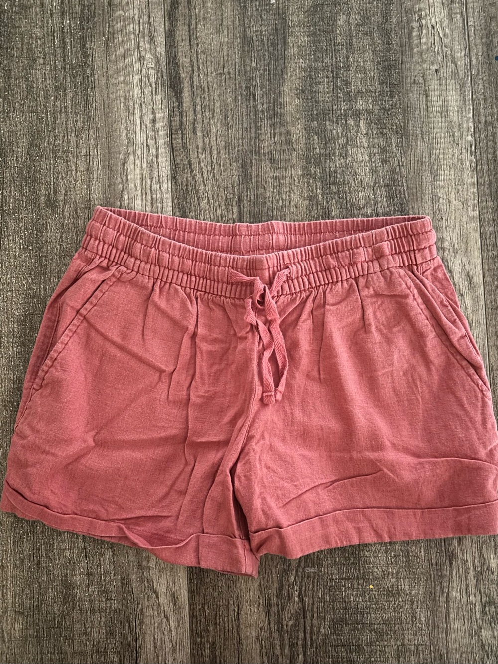 Old Navy Women's Drawstring Lounge Shorts in Rose